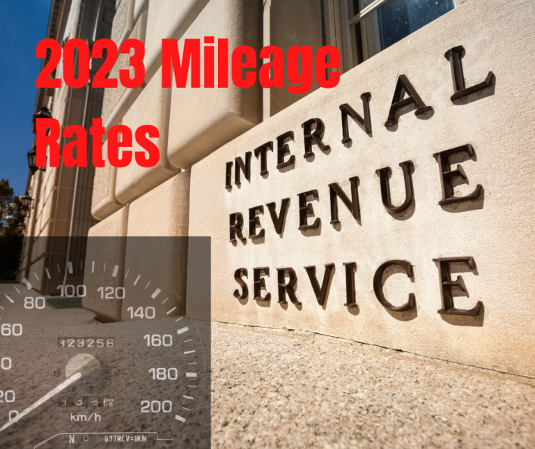 IRS 2023 Mileage Rates Announced
