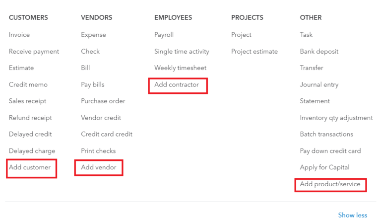 QuickBooks Online New Commands Available