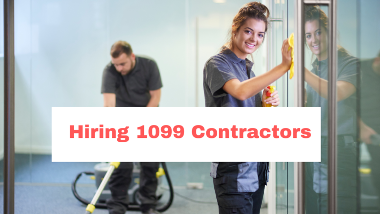 Properly Handling of 1099 Contractors for Small Businesses