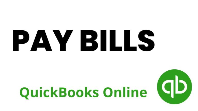 QuickBooks Online Bill Pay