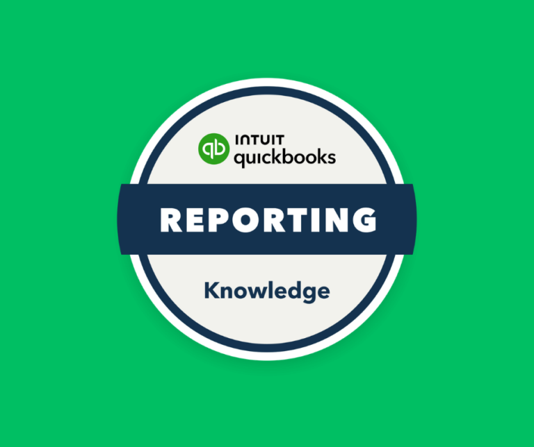 Reporting Certification Received for QuickBooks Online Knowledge