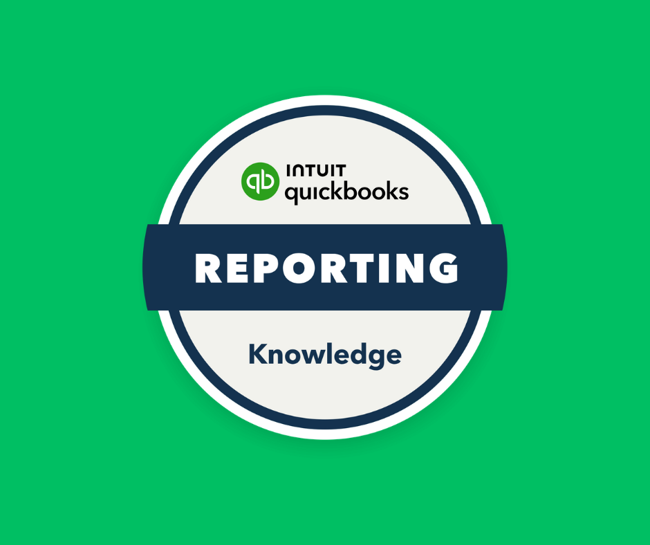 QuickBooks Reporting Badge