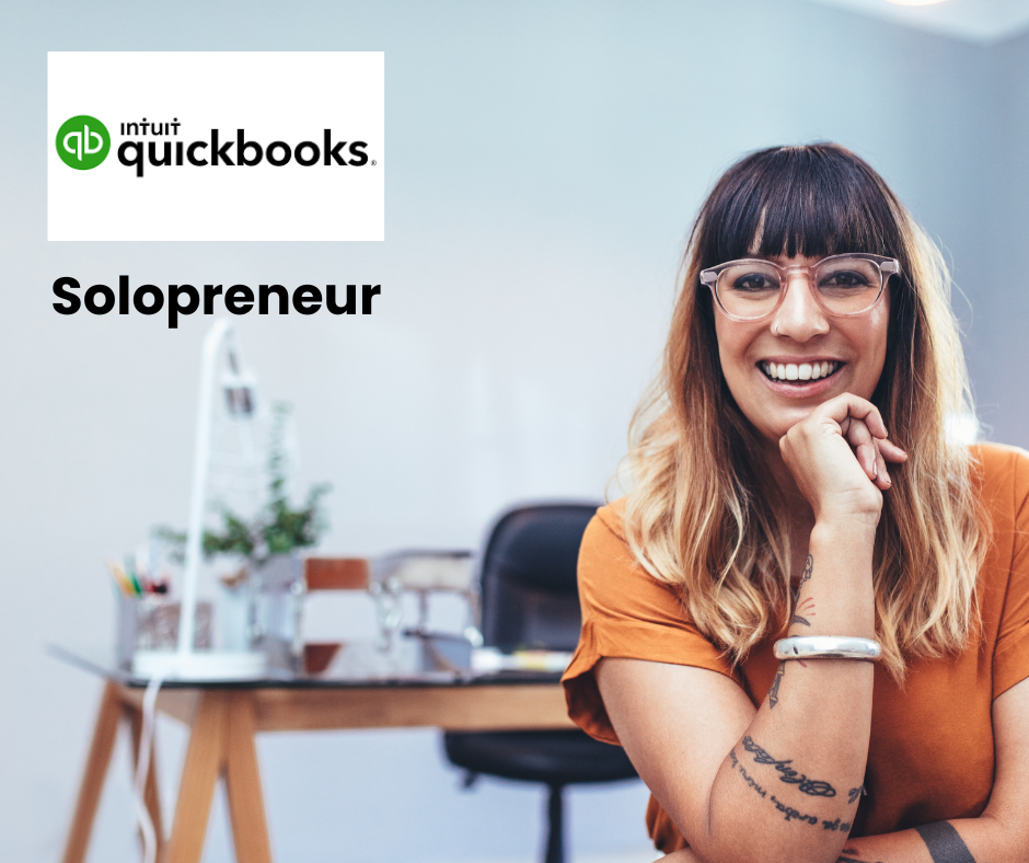 QuickBooks Solopreneur - for the self-employed one-person business.