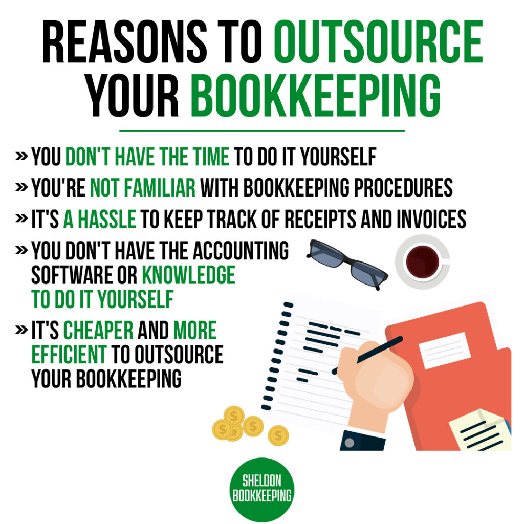 Reasons to outsource your bookkeeping.