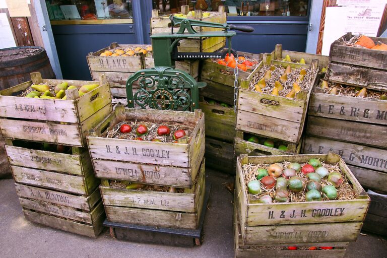 Crates of Produce